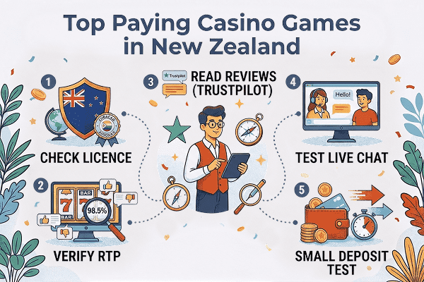 Top payout online casinos for real money players in New Zealand